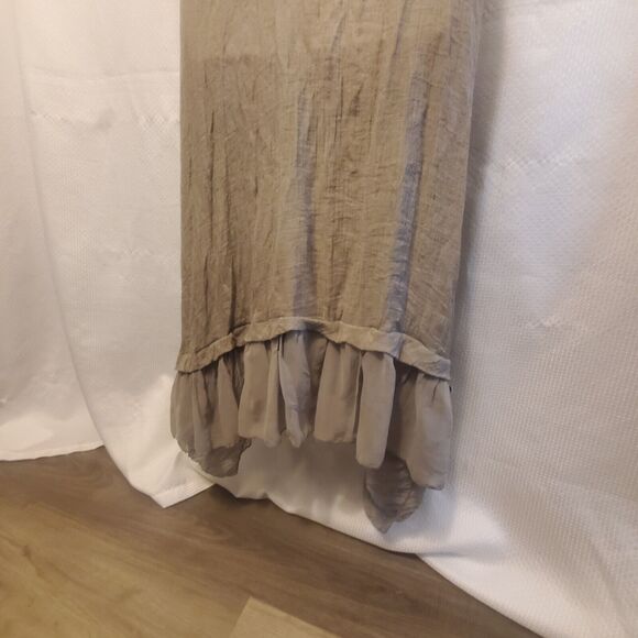 Cecico Dress Size S Romantic w/ Layers of Ruffles Sheer Hi- Low Tiered Layered - Picture 5 of 16